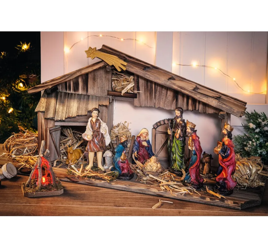 Kinder VBS Krippen|Holz>Krippe / Dekohaus