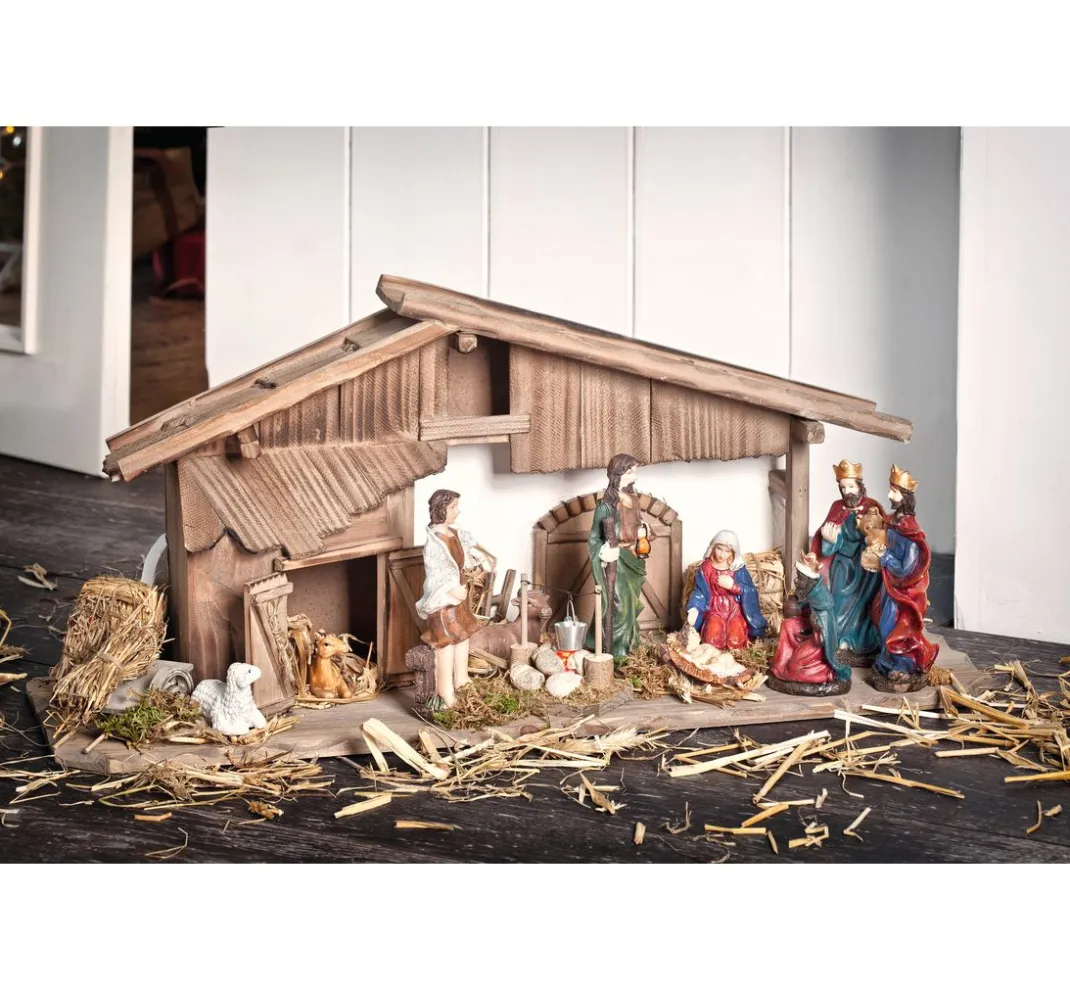 Kinder VBS Krippen|Holz>Krippe / Dekohaus