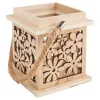 VBS Holz, Mdf & Pappmaché>Laterne "Blumen", Sperrholz furniert