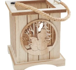 VBS Holz, Mdf & Pappmaché>Laterne "Schneemänner"