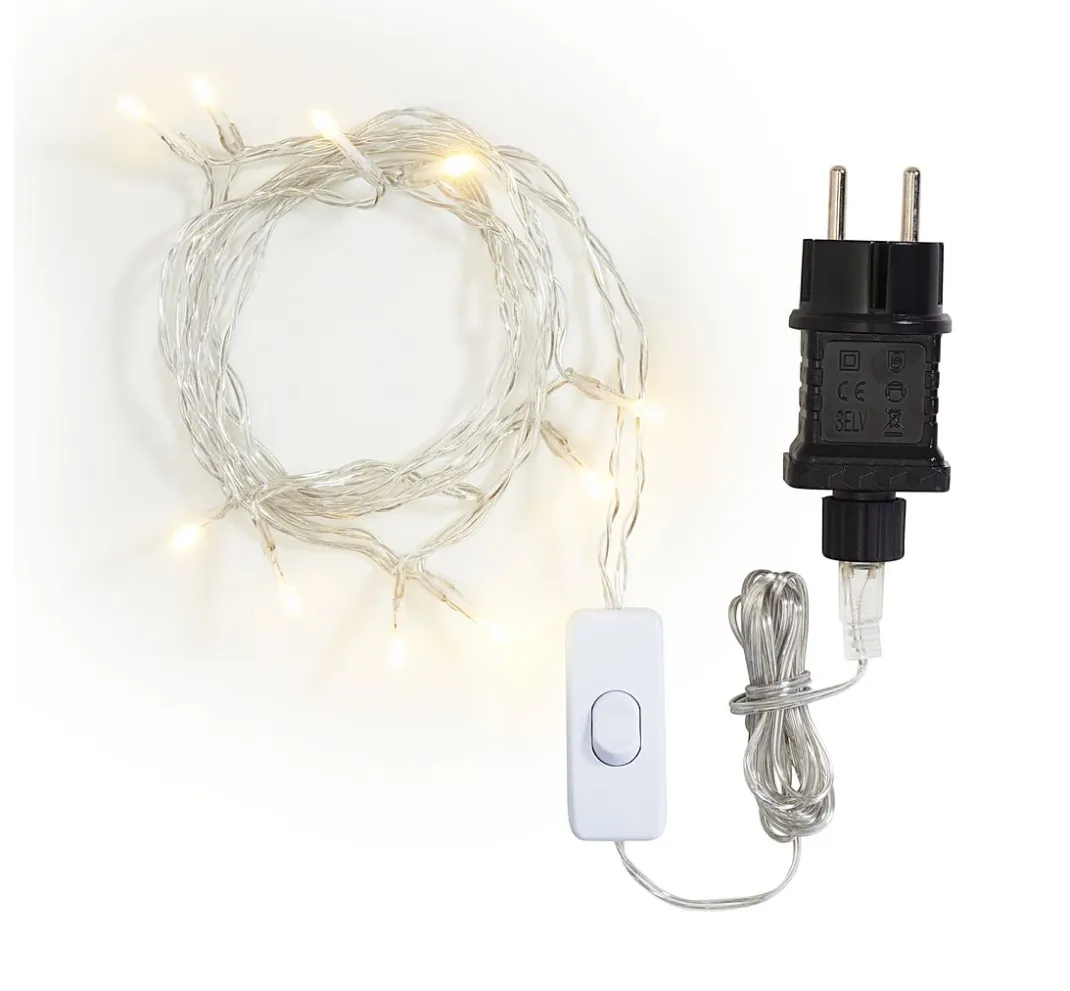 VBS Lichterketten>LED-Lichterkette mit Schalter, Kreisschaltung, 10 LEDs