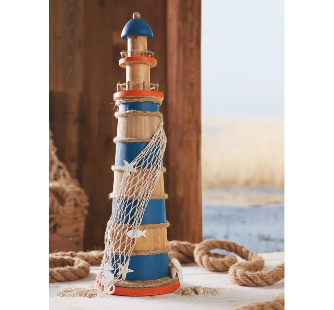 VBS Brandmalerei|Holz, Mdf & Pappmaché>Leuchtturm "Port"