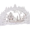 VBS Holz, Mdf & Pappmaché>Lichterbogen "Haus im Wald & Schneemann", inkl. LED