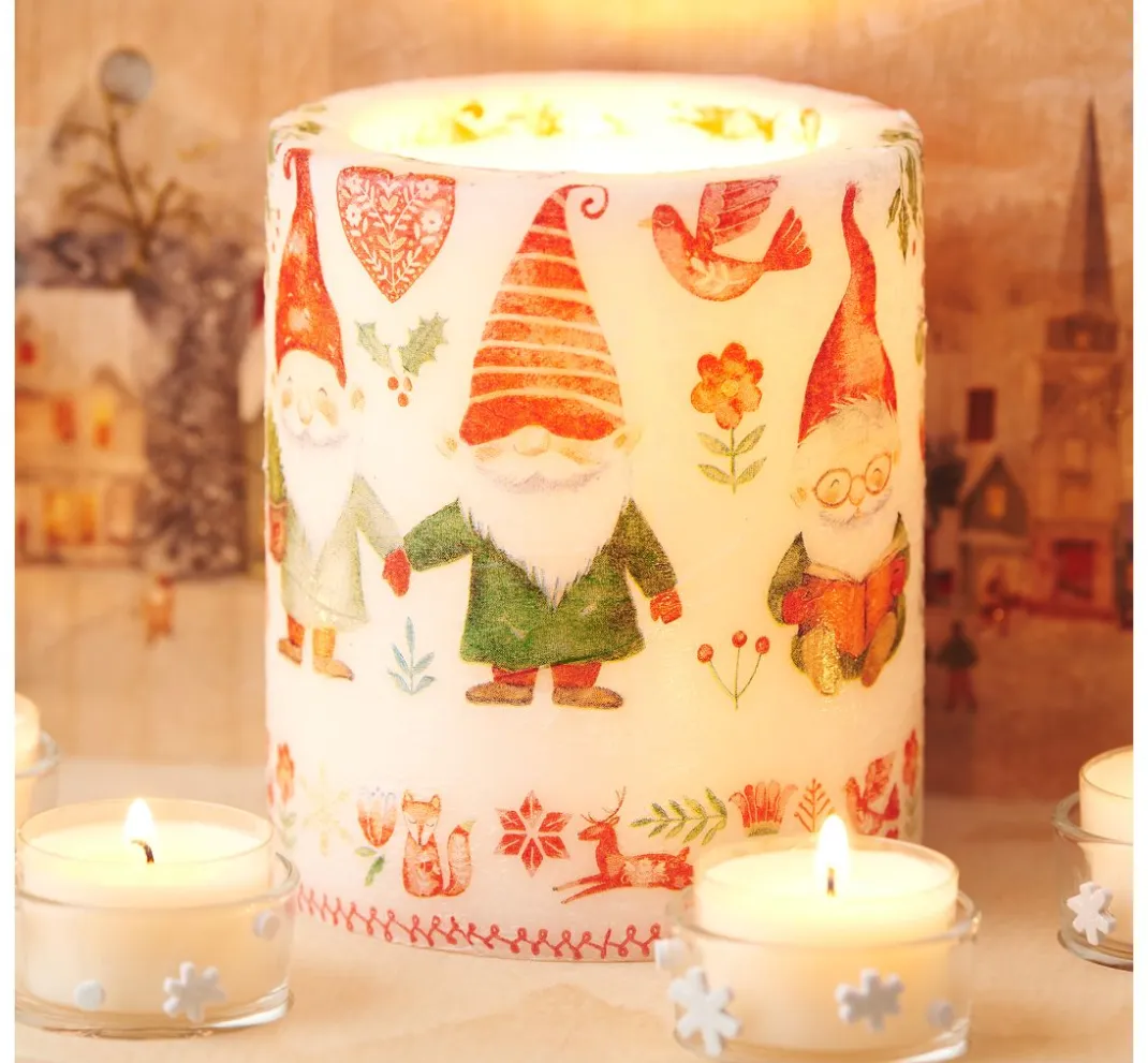 VBS Serviettentechnik|Holz, Mdf & Pappmaché>Lichterbogen mit 4 Teelichthaltern