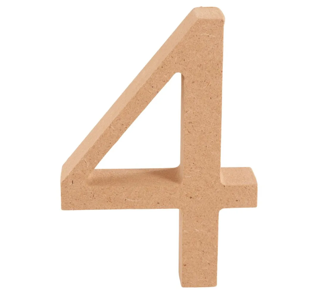 VBS Holz, Mdf & Pappmaché>MDF Zahl
