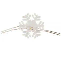 VBS Lichterketten>Micro-LED-Lichterkette "Schneeflocke", mit Timer