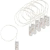 VBS XXL Lichterketten>VBS Micro-LED-Lichterketten mit Timer, 10 Stück