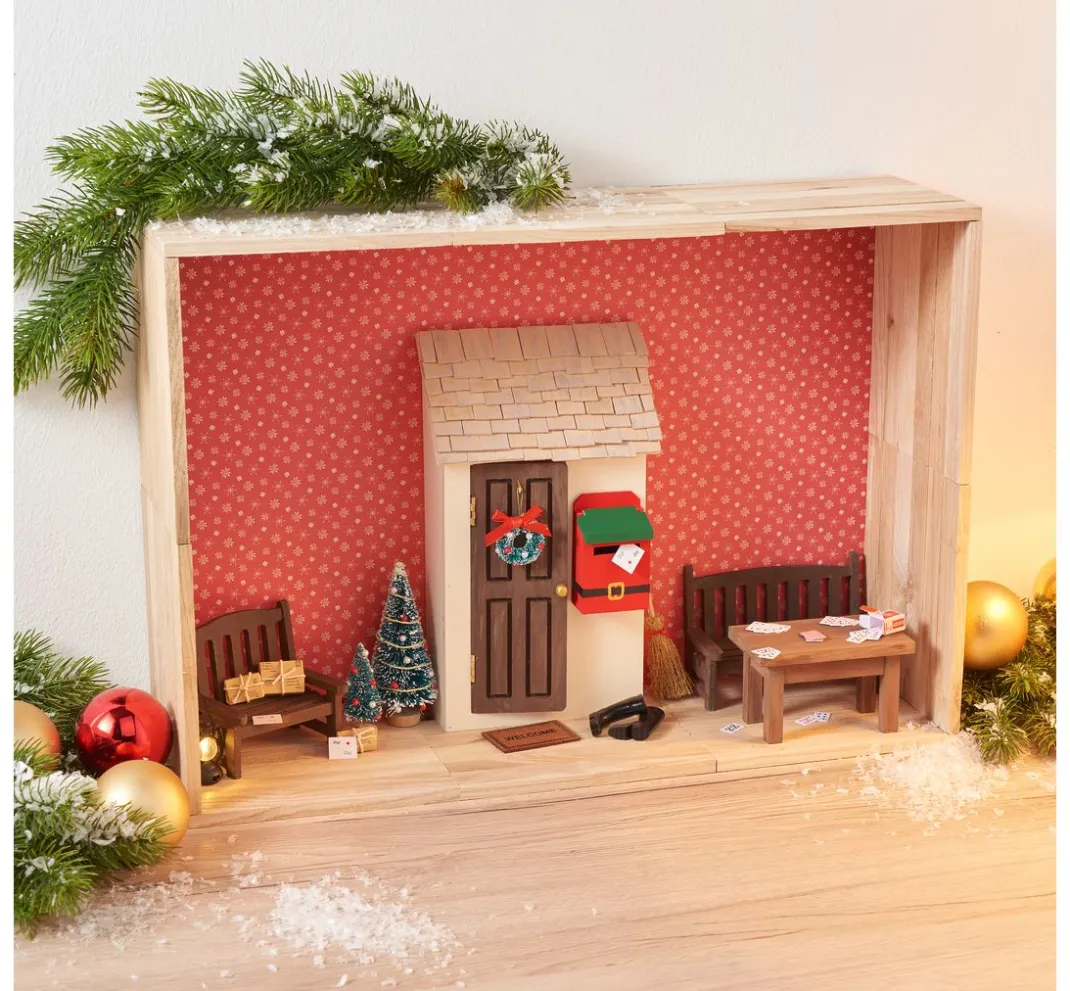 VBS Miniaturen|Holz, Mdf & Pappmaché>Miniatur Eingangstür "Lars"