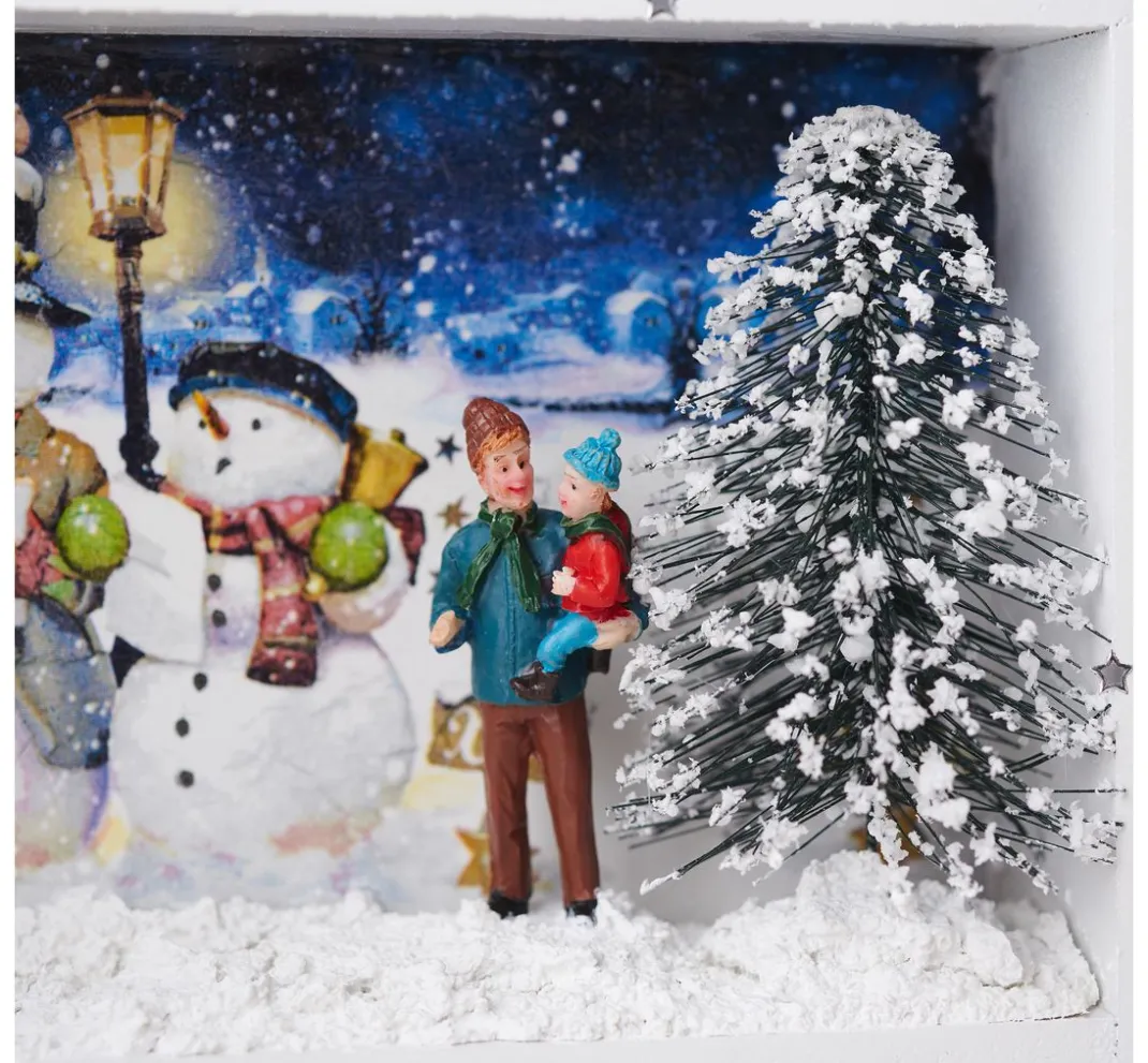 VBS Miniaturen>Miniatur Tannenbaum mit Schnee, 2 Stk.