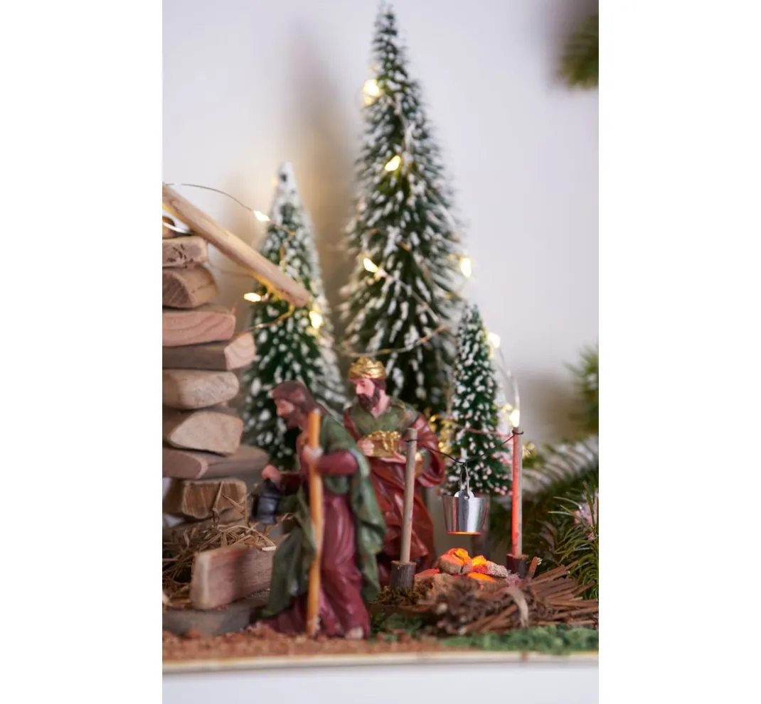 VBS Miniaturen|Dekofiguren & -Objekte>Miniatur Tannenbaum-Set "Dawson"