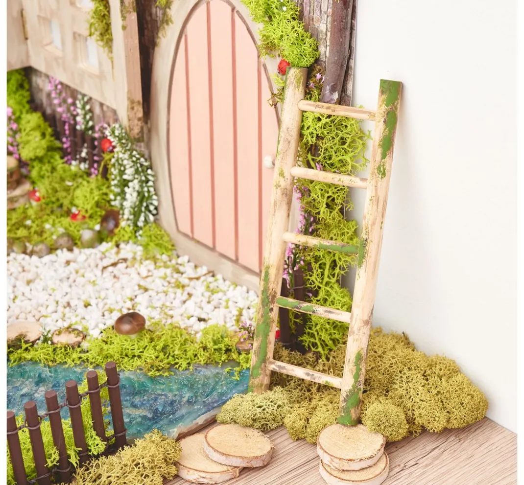 VBS Miniaturen|Holz, Mdf & Pappmaché>Miniatur Tür "Lykke"