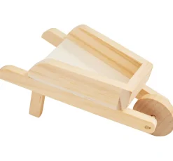 VBS Miniaturen|Holz, Mdf & Pappmaché>Miniatur-Holzschubkarre