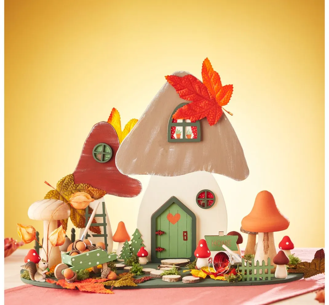 VBS Miniaturen|Holz, Mdf & Pappmaché>Miniatur-Holzschubkarre