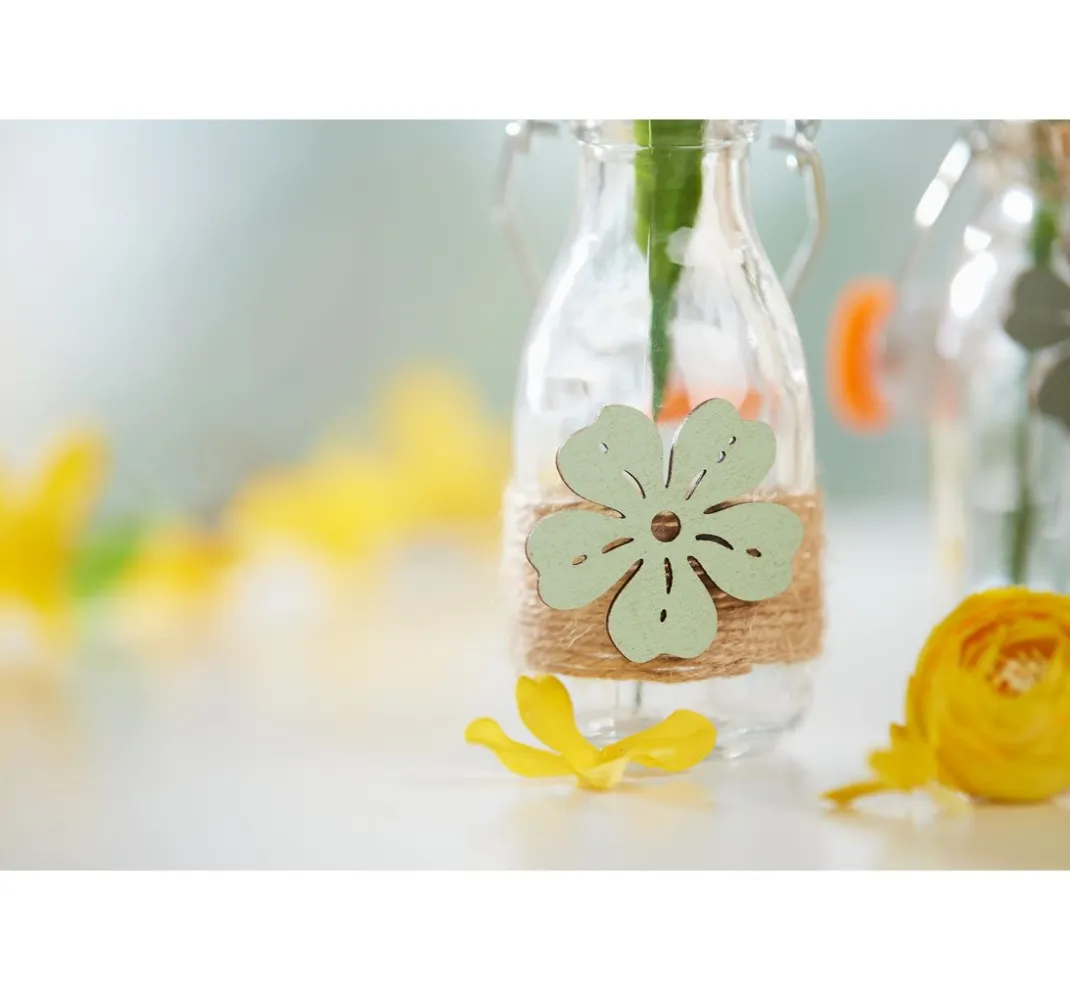 VBS Glasgravur|Glas- & Porzellanmalerei>Mini-Bügelflaschen, 4 Stück
