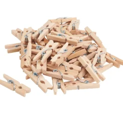 VBS Holz, Mdf & Pappmaché|Bastelzubehör>Mini-Holzklammern