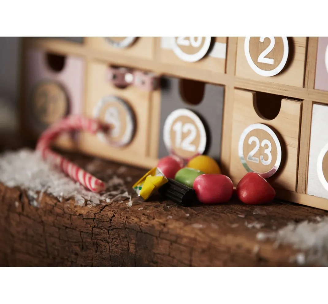 VBS Décopatch|Brandmalerei>Mini-Kommode / Adventskalender mit 24 Schüben