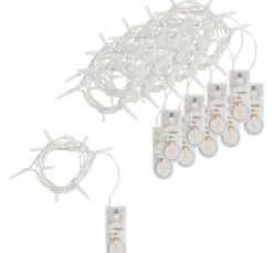VBS XXL Lichterketten>VBS Mini-LED-Lichterketten mit Timer, 10 Stück