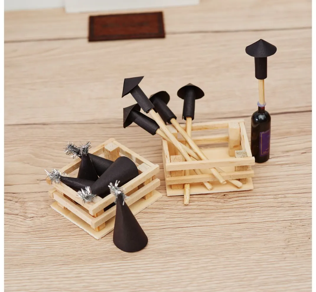 VBS Krippen-Zubehör|Miniaturen>Mini-Obststiege, 2 Stück
