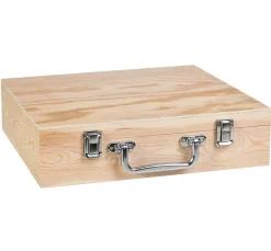 VBS Sticken|Nähkästen>Nähgarn Holzkoffer