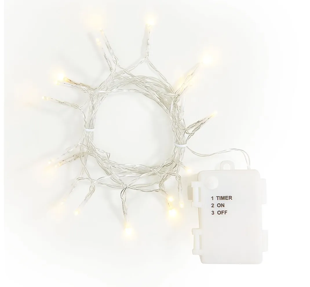 VBS Lichterketten>Outdoor Mini LED Lichterkette, mit Timer 6/18 Std.