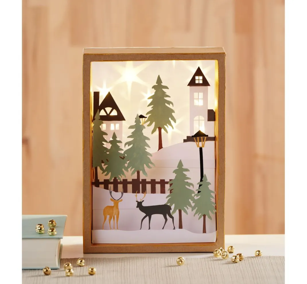 VBS Weiteres>Papier-Silhouette "Winterlandschaft"