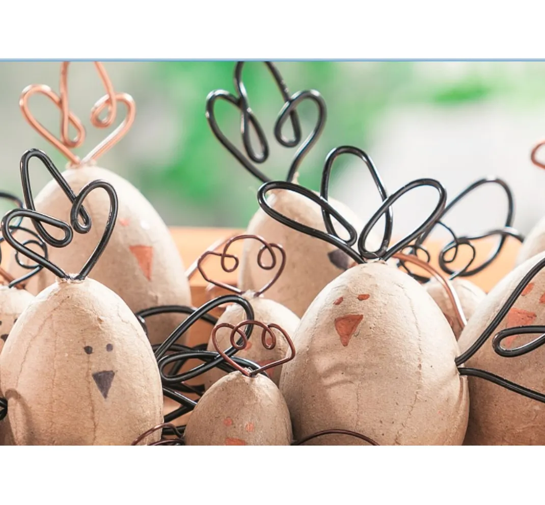 Kinder VBS Holz|Holz, Mdf & Pappmaché>Pappmaché-Eier, 10 Stück