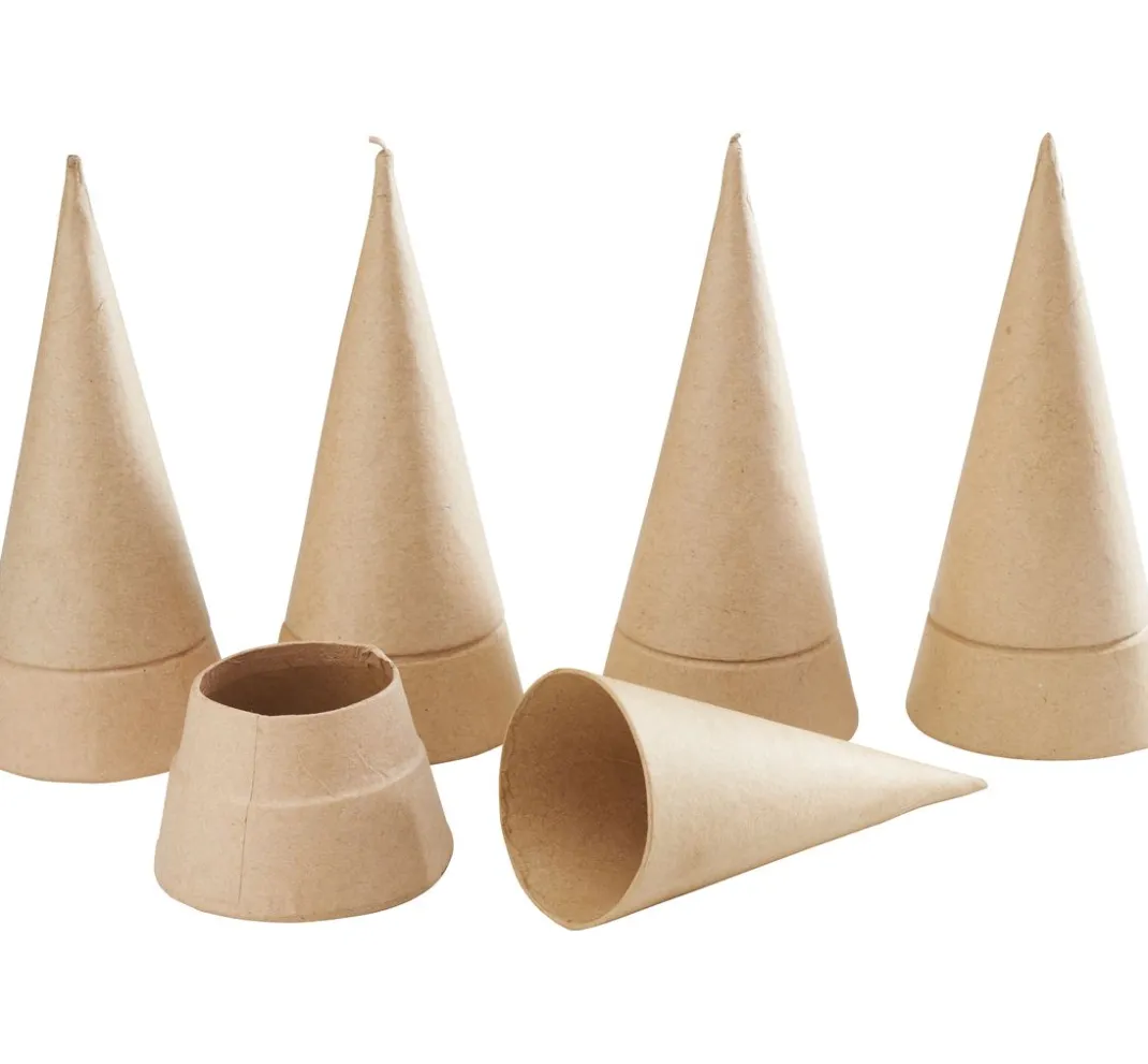 Kinder VBS XXL Holz|Holz, Mdf & Pappmaché>VBS Pappschachtel "Kegel - Tanne"