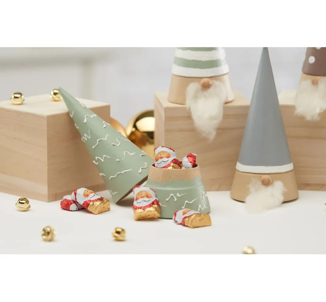 Kinder VBS XXL Holz|Holz, Mdf & Pappmaché>VBS Pappschachtel "Kegel - Tanne"