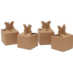 VBS Schachteln & Boxen|Schachteln>Pappschachtel "Schmetterling", 4 Stück