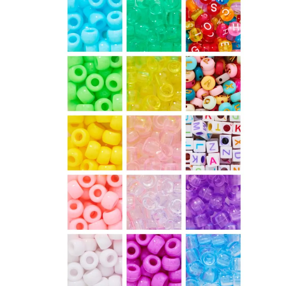 Kinder VBS Schmuck-Bastelsets|Sets>Perlenset, ca. 500 Stück