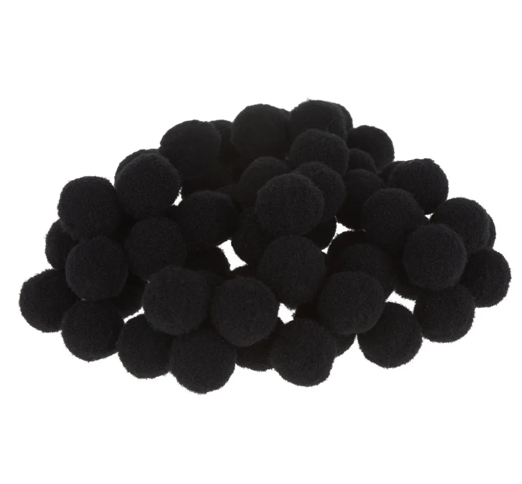 Kinder VBS Pompons|Bastelzubehör>Pompons, 15 mm, 60 Stück