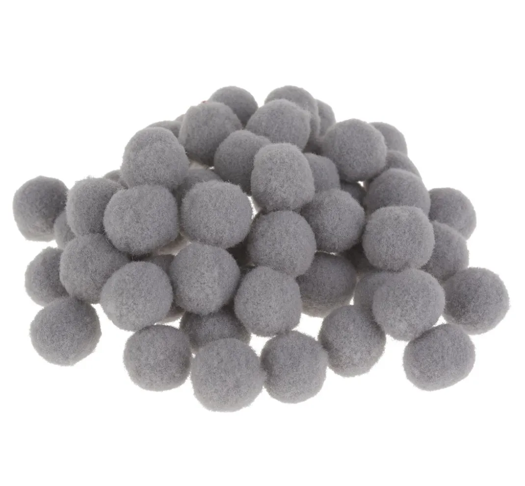 Kinder VBS Pompons|Bastelzubehör>Pompons, 15 mm, 60 Stück