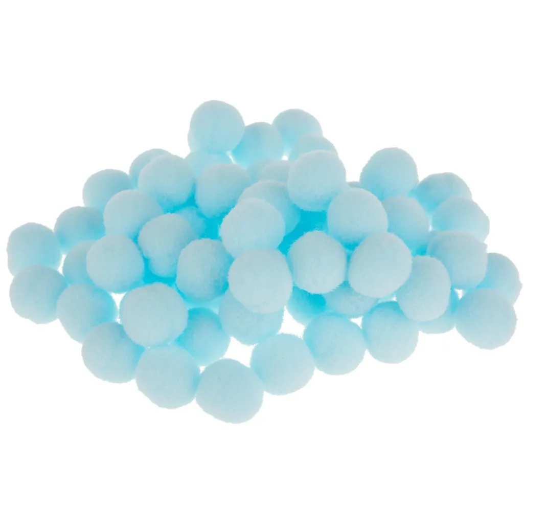 Kinder VBS Pompons|Bastelzubehör>Pompons, 15 mm, 60 Stück