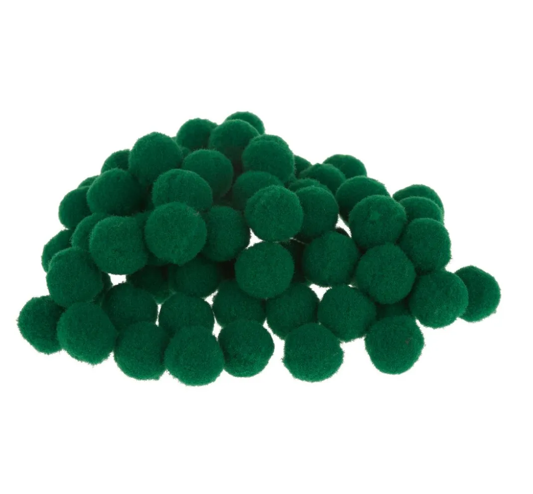 Kinder VBS Pompons|Bastelzubehör>Pompons, 15 mm, 60 Stück