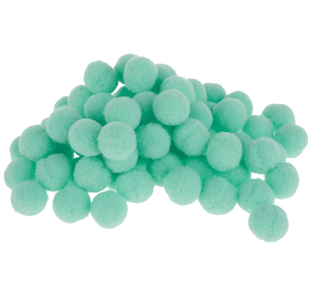 Kinder VBS Pompons|Bastelzubehör>Pompons, 15 mm, 60 Stück