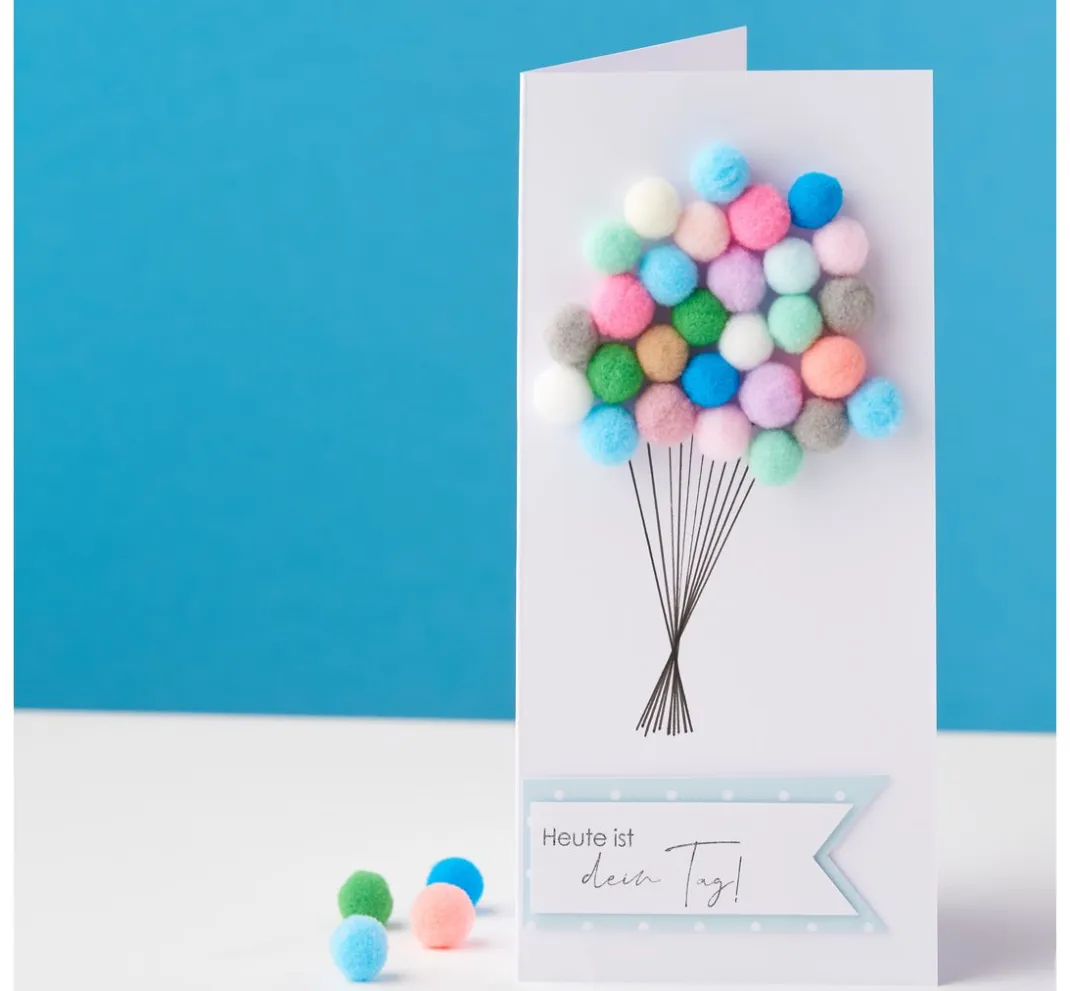 Kinder VBS Pompons|Bastelzubehör>Pompons "Basic"