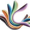 VBS XXL Quilling|Papierstreifen>VBS Quillingstreifen "Bunt", 5 mm, 500 Stück
