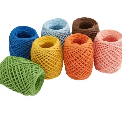 VBS Zubehör|Geschenk- & Ringelband>Raffia Papierband, 7er-Set