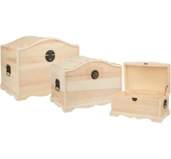 VBS Decoupage|Décopatch>Runddeckeltruhen, 3er-Set