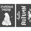 VBS Schablonieren|Malschablonen>Schablonen-Set "Autumn & Pumpkin", A4