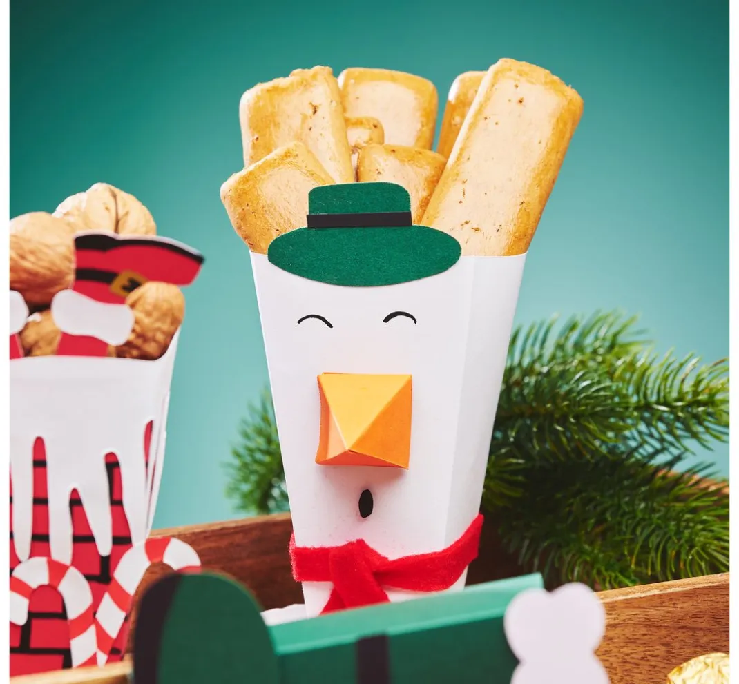 VBS Schachtel- & Dekoschablonen|Schablonen>Schablonen-Set "Weihnachts-Schachteln"