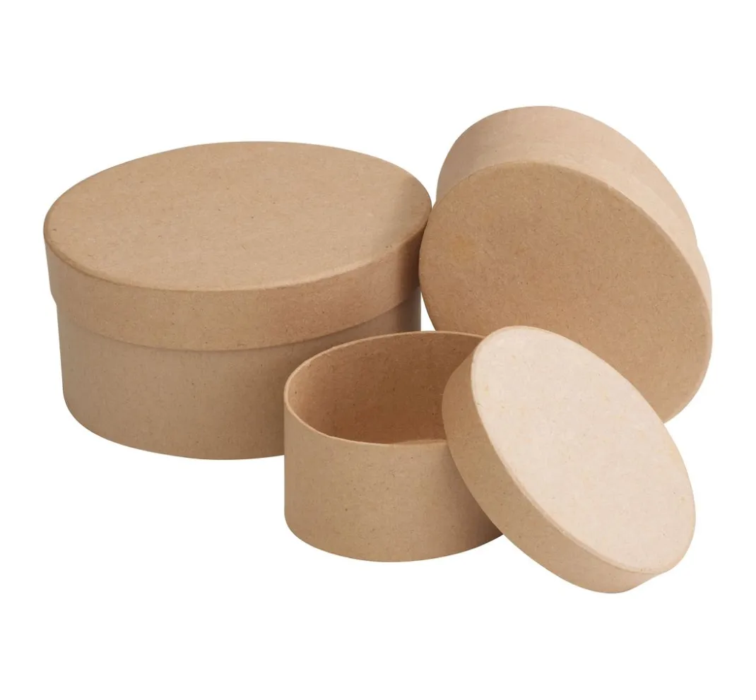 VBS Schachteln & Boxen|Schachteln>Schachteln „Oval“, 3er-Set