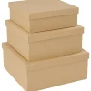 VBS Schachteln & Boxen|Schachteln>Schachteln "Quadrat", 3er-Set