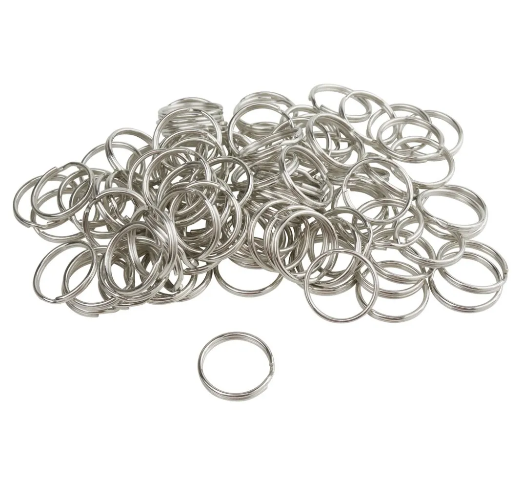 VBS XXL Handy- & Schlüsselanhänger|Bastelzubehör>VBS Schlüsselspaltringe, Ø 20 mm, 100 Stück