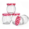 VBS Naturkosmetik|Glasgravur>Schraubgläser "Bauchig", 4 Stück