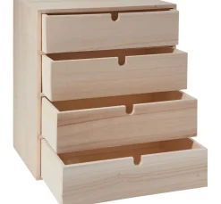 VBS Serviettentechnik|Décopatch>Schubladenbox mit 4 Schubladen