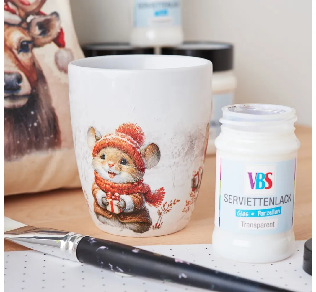VBS Decoupage|Kleber>Serviettenlack "Glas und Porzellan"