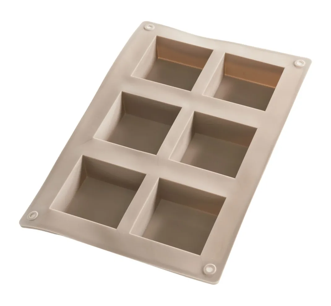 VBS Seifen-Design|Naturkosmetik>Silikon Gießform "Quadrat"