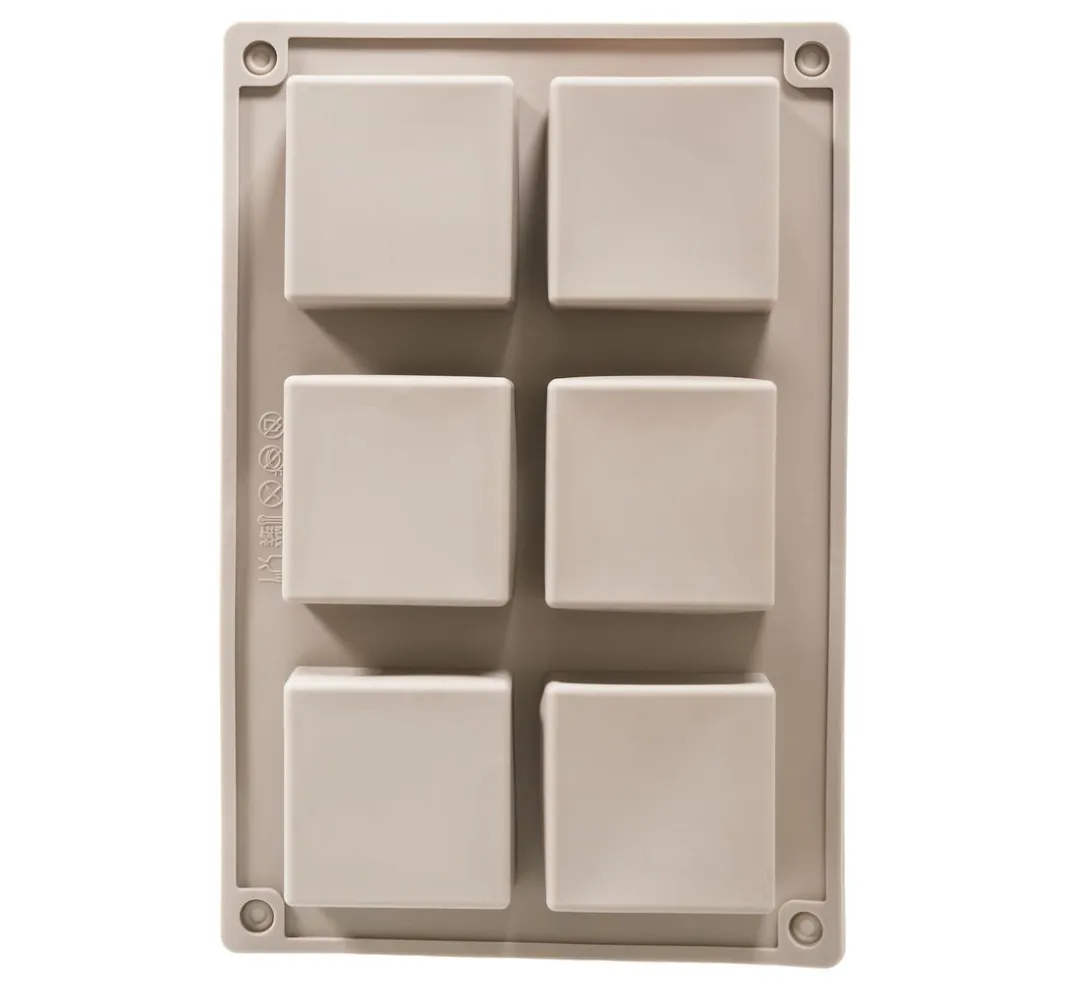 VBS Seifen-Design|Naturkosmetik>Silikon Gießform "Quadrat"