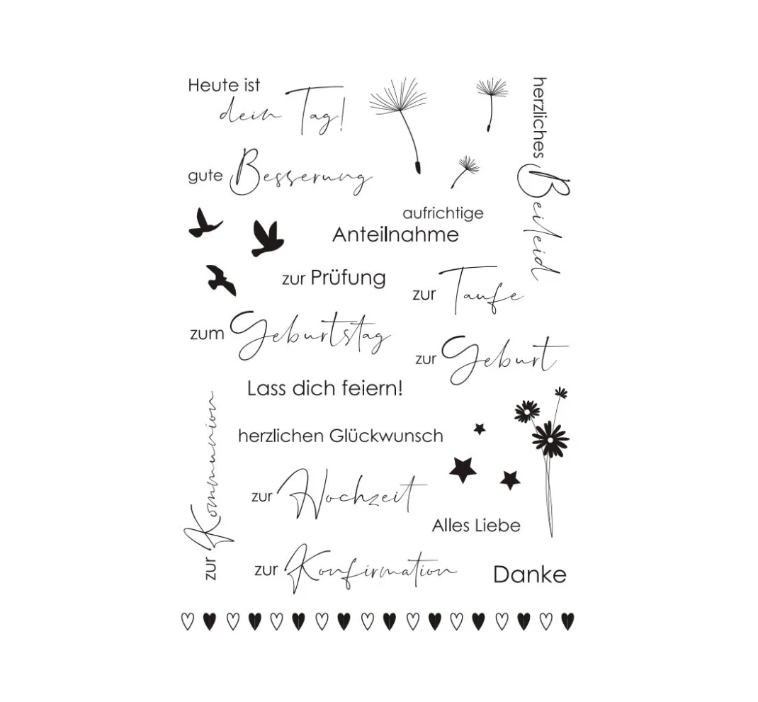 VBS Stempel & Zubehör|Scrapbooking>Silikonstempel "Anlässe"
